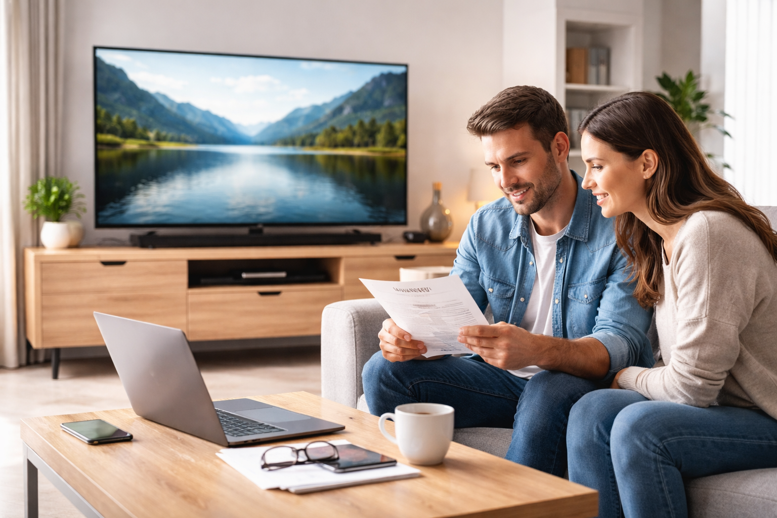 television with a shield icon symbolizing protection and warranty coverage options