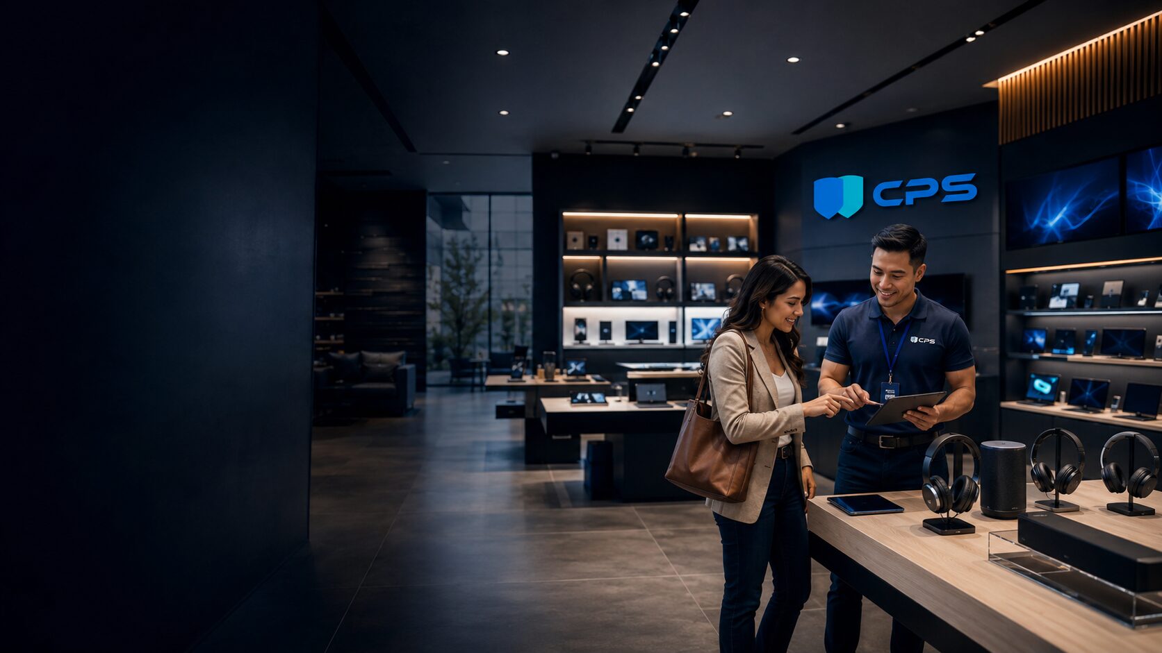 Consumer electronics retail store